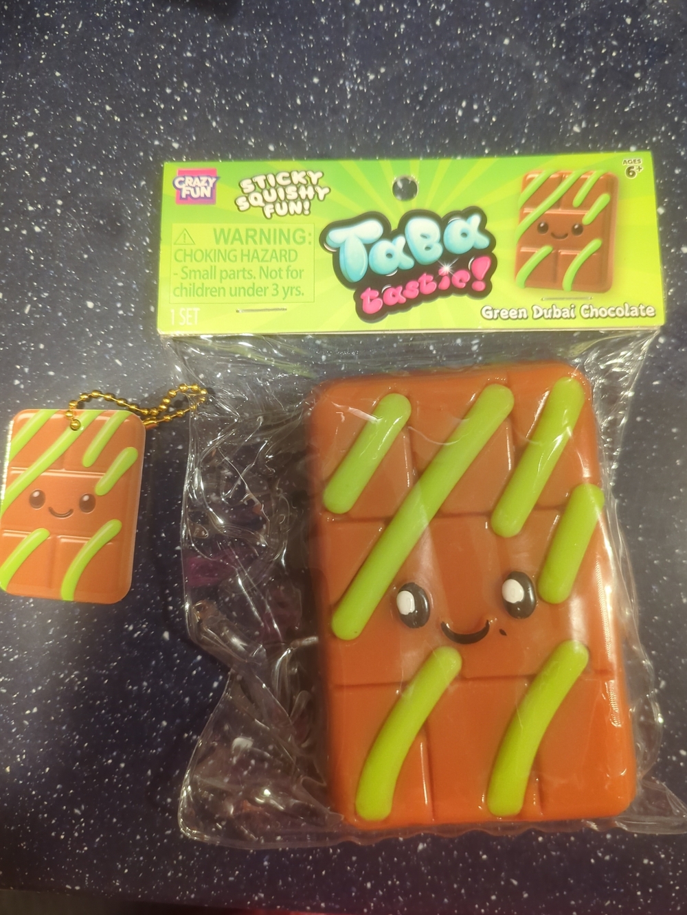 Crazy Fun Taba Tastic Green Dubai Chocolate Squish